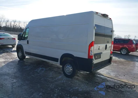 2023 Ram Promaster 2500 High Roof 159 Wb z USA, uszkodzony, nr VIN 3C6LRVDG4PE545523